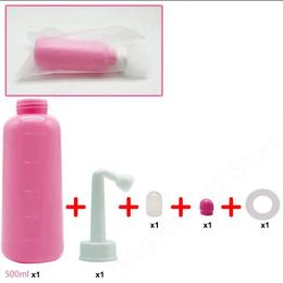 500ml Portable Bottle Bidet Sprayer shower head Nozzle Personal ass Cleaner Hand Held Seat Toilet Hygiene Washing for Travel V27