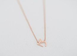 Fashionable finger pendant necklaces Uncivilised gestures middle finger pendant necklaces Originality style necklaces first gift f6634225