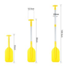 Retractable Paddle Kayak Sup Paddle Emergency Telescopic Paddle Portable Aluminium Alloy Oar Safety Boat Rubber Boats Accessory