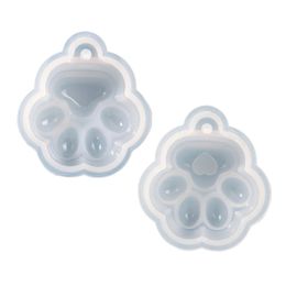 Cats Paw Resin Silicone Molds,Resin Pendant Mould for Keychain Jewellery Making