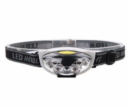 New Ultra Bright 6 LED 3 Modes Headlight Head Lamp for Outdoor Cycling Running Camping Headlamp Torch Light4184271