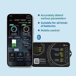 KL-F Series DC 0-120V Bluetooth Battery Tester Coulometer Voltage Current VA Metre Real-time Capacity Monitor Mobile APP Control