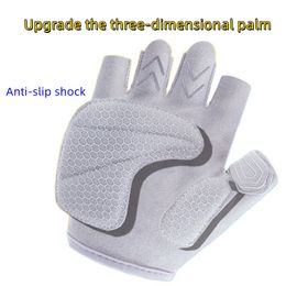 1Pair Anti Slip Shock Breathable Half Finger Cycling Gloves Professional Gym Gloves Anti Shock Mtb Road Bike Sports Gloves