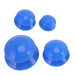 Storage Bags 4Sizes Silicone Cupping Therapy Set Negative Pressure Vacuum Sets For Professional Studio Home Use Blue Bright Surface