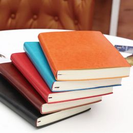 Notebooks A6 A5 B5 Popular Imitation Leather Portable Travel Student Notebook Diary School Stationery Can Be Customised Logo