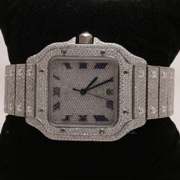 Luxury Looking Fully Watch Iced Out For Men woman Top craftsmanship Unique And Expensive Mosang diamond Watchs For Hip Hop Industrial luxurious 66619