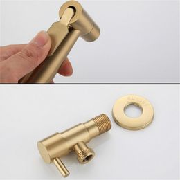 Bidet Sprayer Bidet Faucets Toilet Hand Spray Brass Bidet Set Toilet Self Cleaning Shower for Bathroom Golden Black Silver
