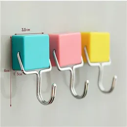 Hooks Super Strong Iron Magnetic Seamless Hook Kitchen Refrigerator Powerful Magnet Home Garden Storage Organisation