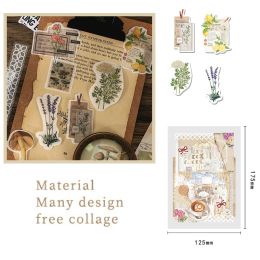 260 PCS Vintage Scrapbook Sticker Aesthetic Journaling Scrapbooking Supplies kit Planner Sticker for College Album Notebook DIY