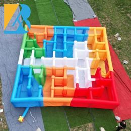 Custom Built Carnival Games Giant Colorful Inflatable Maze for Event Rental