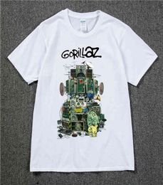 Gorillaz T Shirt UK Rock Band Gorillazs Tshirt HipHop Alternative Rap Music Tee Shirt The NowNow New Album Tshirt Pure Cotton1884795