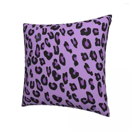 Pillow Leopard Pillowcase Printed Polyester Cover Decorations Skin Fur Case Home Drop 18"
