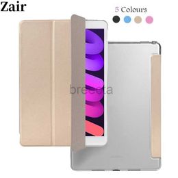 Tablet PC Cases Bags For 2021 iPad mini 6 case PC Back Ultra Slim Smart Funda PU Leather Protective Cover For iPad mini 6th generation A2568 Cover 240411