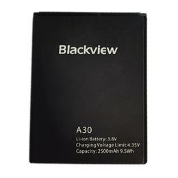 2023 New 100% Original 2500mAh Blackview A30 3.8V High Capacity Mobile Phone Battery For Blackview A30 Replacement Batteries