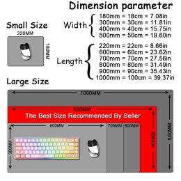 Black and White Mouse Pad Large Computer Gaming Accessories MousePads Desk Mats Carpet Anti-slip Laptop Soft Mice Pad Mouse Mat
