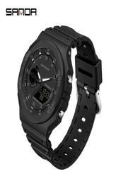 SANDA Casual Men039s Watches 50M Waterproof Sport Quartz Watch for Male Wristwatch Digital G Style Shock Relogio Masculino 22064387530
