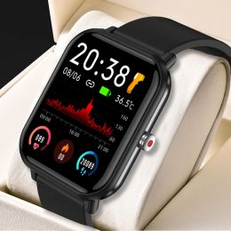 Devices Q9 Pro Sport Smart Watch Men Heart Rate Blood Oxygen Body Temperature Smartbracelet APP Information Reminder Customise Wallpaper
