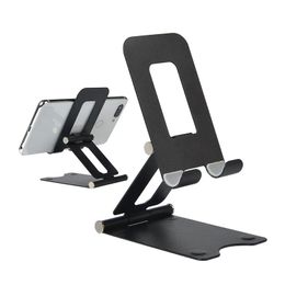 Metal Mobile Phone Holder for IPhone 13Pro IPad Xiaomi Tablet Foldable Table Desktop Adjustable Cell Smartphone Stand