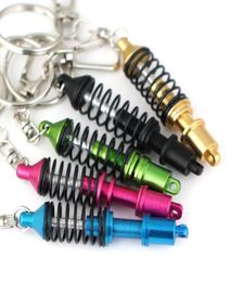 Adjustable Car Part Shock Absorber Keyring Alloy Keychain Gift High s4296152