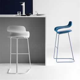 Nordic Bar Stools Modern Minimalist Bar Stool Luxury Chairs High Stools Bar Stools Plastic Chair Bedroom Vanity Chair