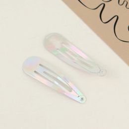 Hair Clips for Girls Sweet BB Clip Barrettes Metal Geometry Snap Simple Hairpins Kids Headwear Styling Tools Hair Jewelry