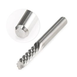 10PCS Down Cut PCB Milling Cutter Solid Carbide Corn Teeth End Mills CNC Milling Cutter Tools Router Bits for PCB Engraving Tool