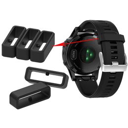 Rubber Band Keeper for Garmin Fenix 7 7X 6X 6 5x 5 5S 6S 7S Strap Loop Security Holder Forerunner 935 Watch buckle accessories