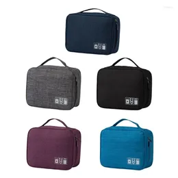 Storage Bags 85AC Portable Digital Bag USB Gadget Waterproof Cable Organizer Pouch Electronics Devices Accessories Multifunctional