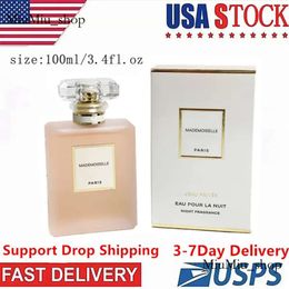 Free Shipping to the US in 3-7 Days Mademoiselle Intense Eau De 100ml Woman Perfume Elegant and Charming Fragrance Spray 916 909