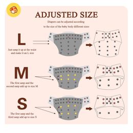 Babyshow Eco-friendly Baby Cloth Diapers Nappy Washable Reusable Suede Heathier Environment Diaper Fit 0-3 Year 3-15 Kg Babies