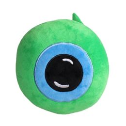 22CM Creative Funny Green Big Eye Stuffed Toys Jacksepticeye Sam Plush Stuffed Toys Dolls For Children Halloween Spoof Gift 240329