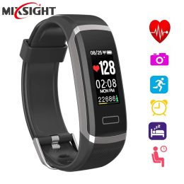 Watches Dropshipping GT101 Smart Wristband Watch 0.96" TFT Color Screen Heart Rate Monitor Fitness Tracker Smart Watches