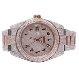 Luxury Looking Fully Watch Iced Out For Men woman Top craftsmanship Unique And Expensive Mosang diamond Watchs For Hip Hop Industrial luxurious 78120