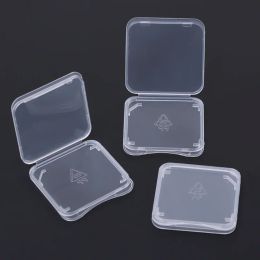 20/10/1pcs Transparent Plastic SD Card Case Holder Box Micro SD TF Card Reader Storage Boxes Memery Card Box Protector Sleeves