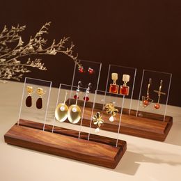 Jewellery Stand Jewelry Display Organizer Earrings Pendants Bracelets Jewelry Holder With Wooden Base Earrings Storage Rack