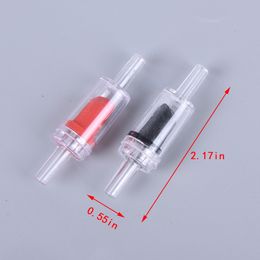 1PC Aquarium Cheque Valve For Air Pump Plastic One Way Non-Return Accessories for Fish Tank Air Line Tube Hose Pipe Pet Product