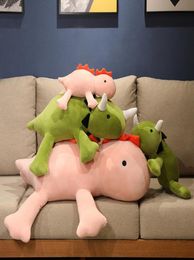 Dinosaur Weighted Plush Toys Cute Soft Stuffed Animals Plushies Kawaii Dino Sleep Pillow Baby Anime Doll Birthday Gift for Kids 225202412