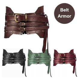 Mediaeval Renaissance Corset Wide Belt Armour Viking Knight Warrior Waistband Steampunk Pirate Larp Cosplay Costume For Women Men