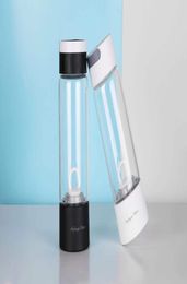 Hydrogen Rich Water Generator Bottle Health Pots Glass Cupbody DuPont Maker lonizer H2 Inhalation device3710524