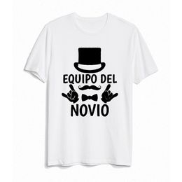 Equipo Del Novio Spanish Printed T Shirt Groom Bachelorette Party T-shirt Wedding Team Groom Clothes Tshirts Best Man Tops Tees