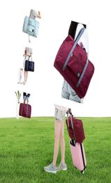 2021 Suitcases Nylon Foldable Travel Bags Unisex Large Capacity Bag Luggage Women WaterProof Handbags Men Clothing Organizer3258759