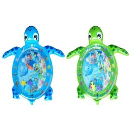 Party Play Mat Beach Swimming Pool Toys Play Centre Inflatable Water Mat Turtle Baby Patted Pad Infant Crawling Carpet