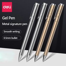 Deli Gel Pen Set 0.5mm Kawaii Pens for Writing Back To School Cute Ballpoint Office Accessories School Stationery Supplies Store