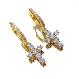 Stud Earrings S925 Silver Ear Studs With High Quality Diamond And Elegant Versatile Style Earring Jewelry