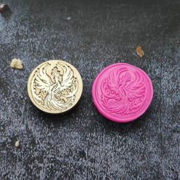 Wax Seal Stamp Head for Cards, Phoenix Stamp, Animal Stamp, Envelopes, Wedding Invitations, Scrapbooking, 30mm