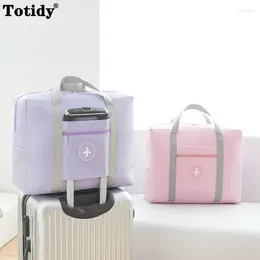 Storage Bags WaterProof Clothes Travel Organiser Large Bag Foldable Wardrobe Closet Organisation Unisex For Travelling