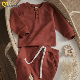 Trousers Ma Baby 03Years Christmas Red Outfits Newborn Infant Toddler Baby Boy Girl Clothest Set Warm Thicker Tops Pants Xams Outfits