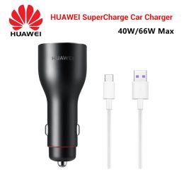 Trimmers Huawei Supercharge Car Charger 66w/40w Max Super Charge Adapter Double Usb 5a Typec Cable for Huawei/iphone/samsung