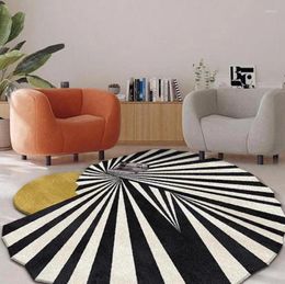 Carpets Nordic Light Luxury Irregular Shape Rug Living Room Rugs Simple Bedroom Decor Bedside Carpet Area Cloakroom Study Table Mat