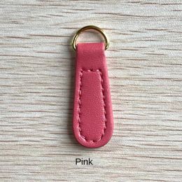 Leather Zipper Holder Durable Pink Zipper Head Diy Zipper Head Easy To Use Clothing Sewing Supplies Leather Zipper Tab Sturdy